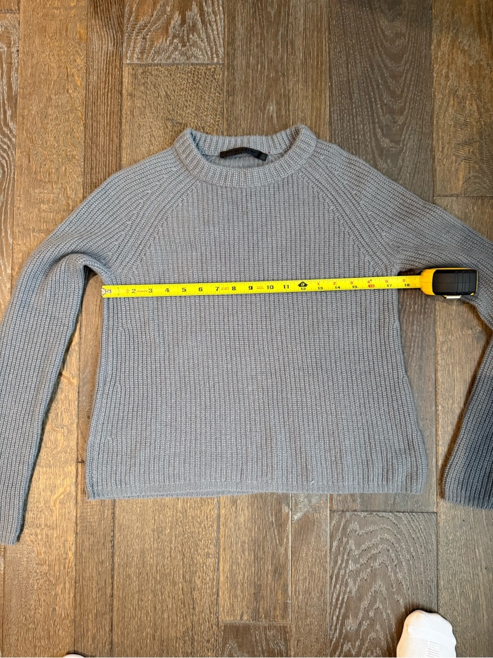 Jenni Kayne Cashmere Fisherman Sweater in Gray. Size S. Very good condition. - Picture 4 of 6